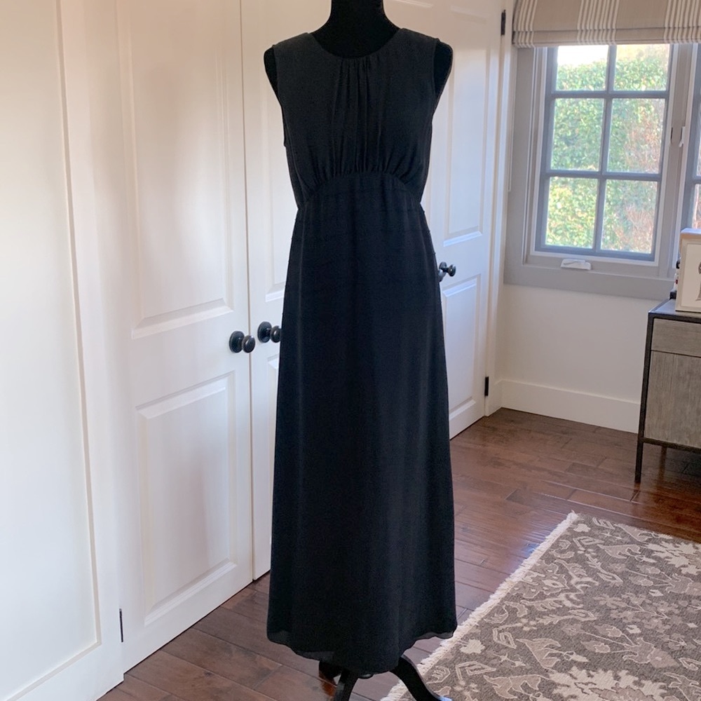 Jigsaw Sleeveless Flowy & Romantic Silk Gown